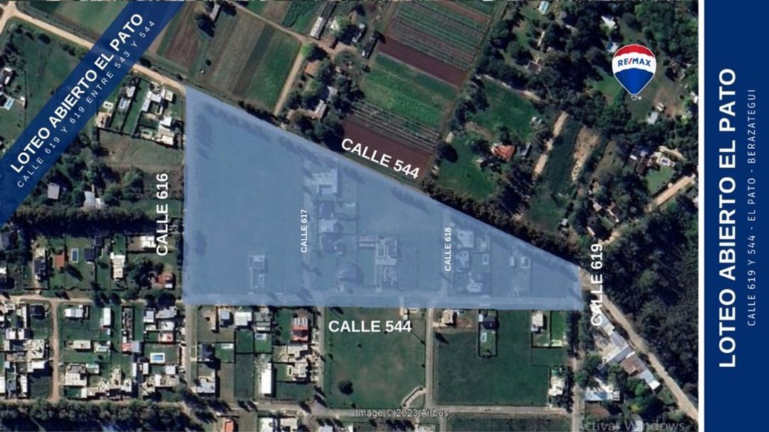 VENTA LOTE EN EL PATO