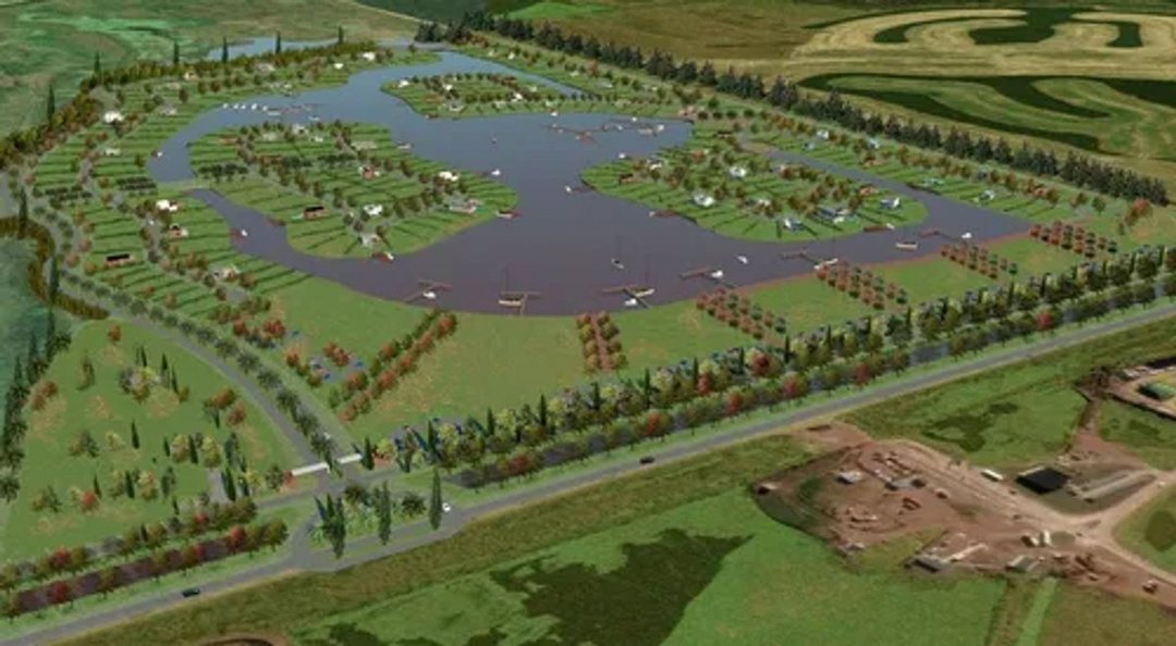 Lote al agua en Amarras Puertos del Lago ESCOBAR