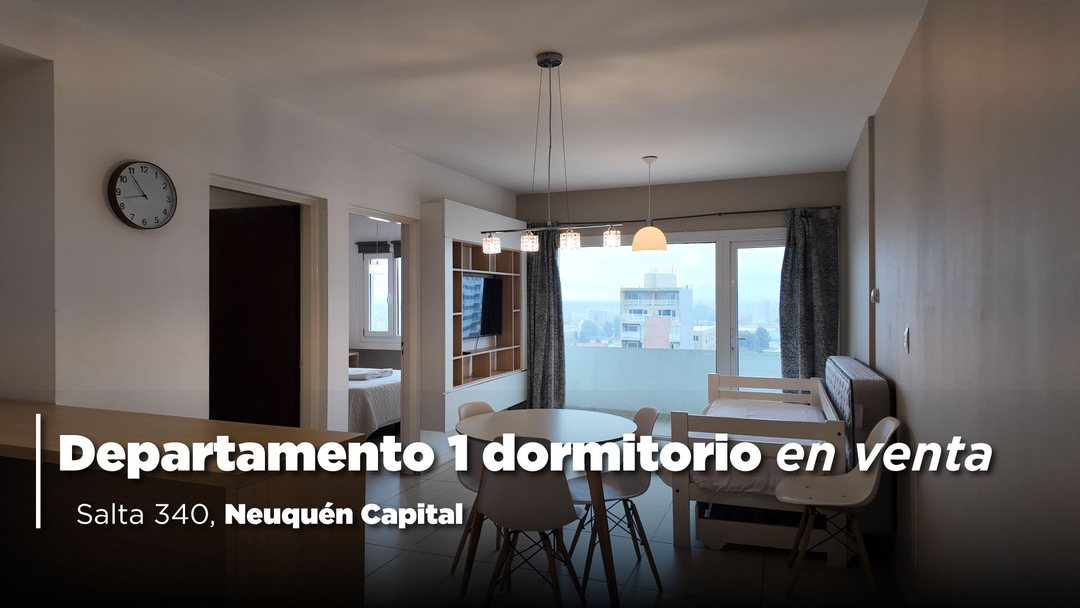 VENTA DPTO 1 DORM. | CENTRO DE NQN | SALTA 340
