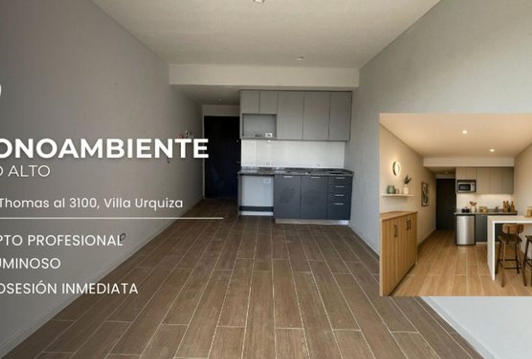 DEPARTAMENTO EN VENTA VILLA URQUIZA 1 AMBIENTE