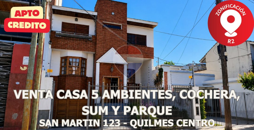 VENTA CASA FINANCIADA APTA CREDITO QUILMES CENTRO