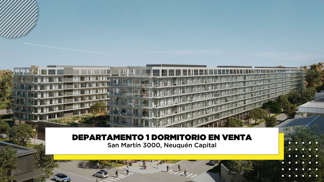 Dpto 1 dorm en pozo en venta San Martin Plaza