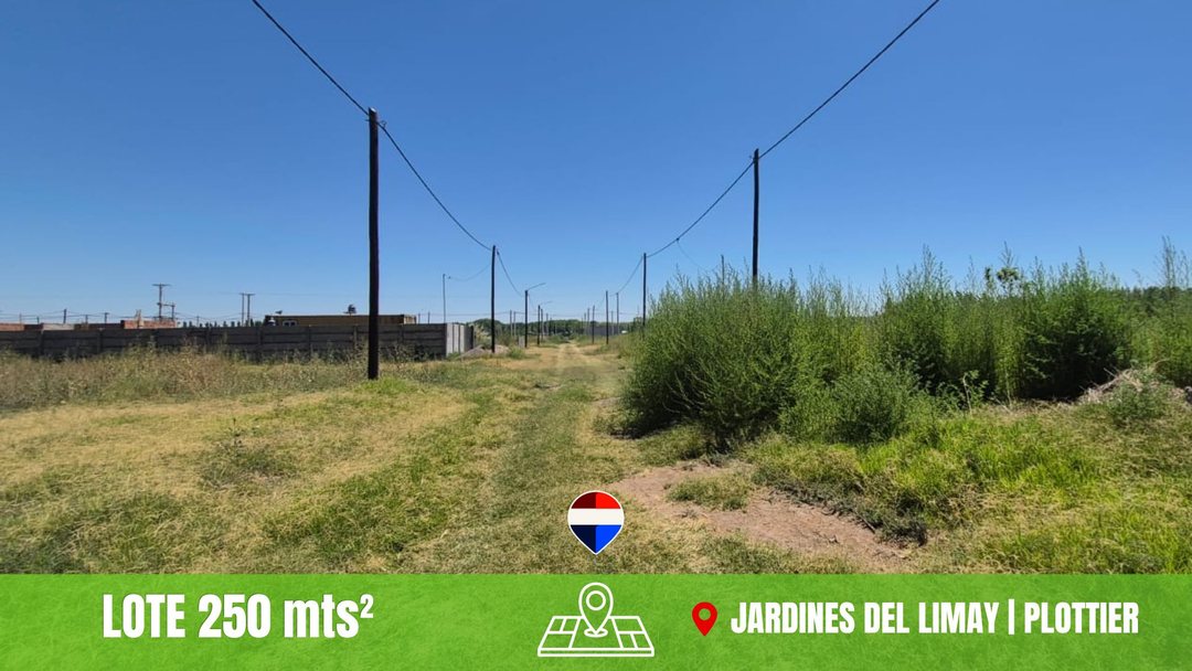 LOTE EN VENTA 250 M² BARRIO JARDINES DEL LIMAY