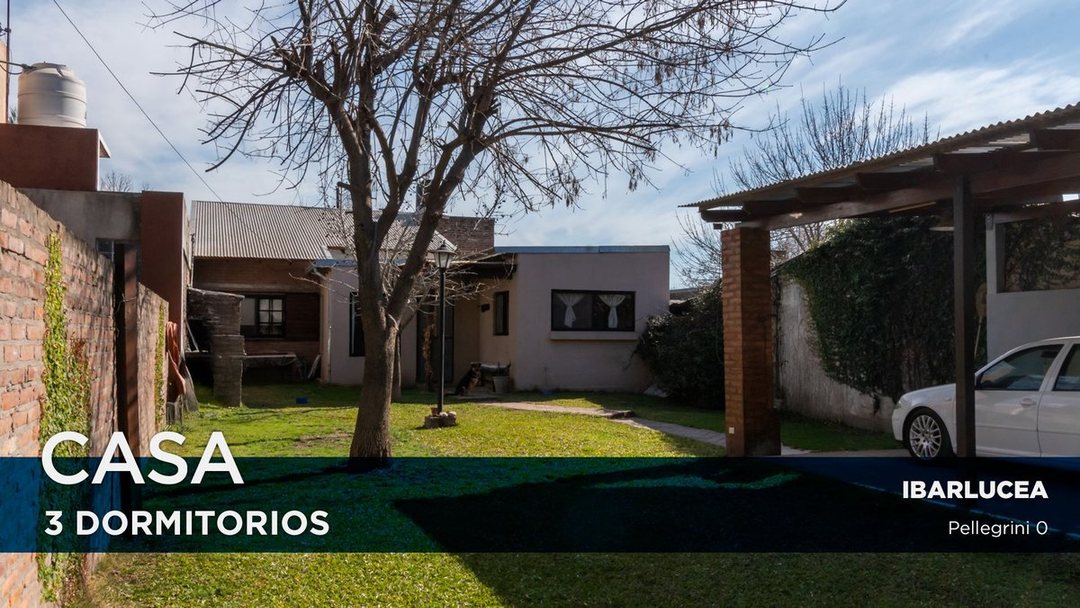 CASA EN VENTA 3 DORMITORIOS - IBARLUCEA