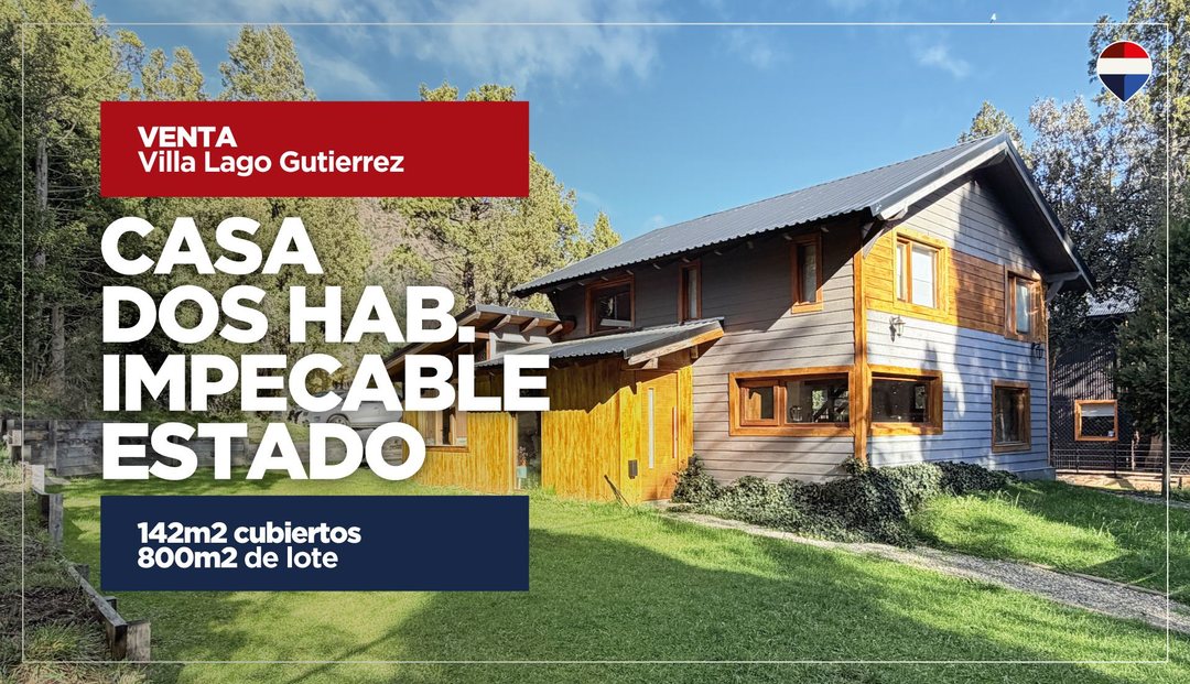 Casa a la Venta de 2 Habitaciones en Bariloche