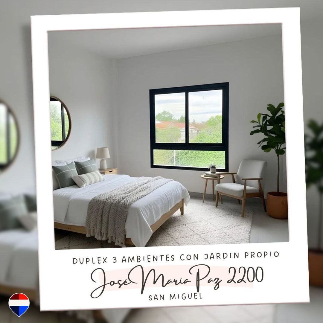 DUPLEX 3 ambientes parque cochera San Miguel