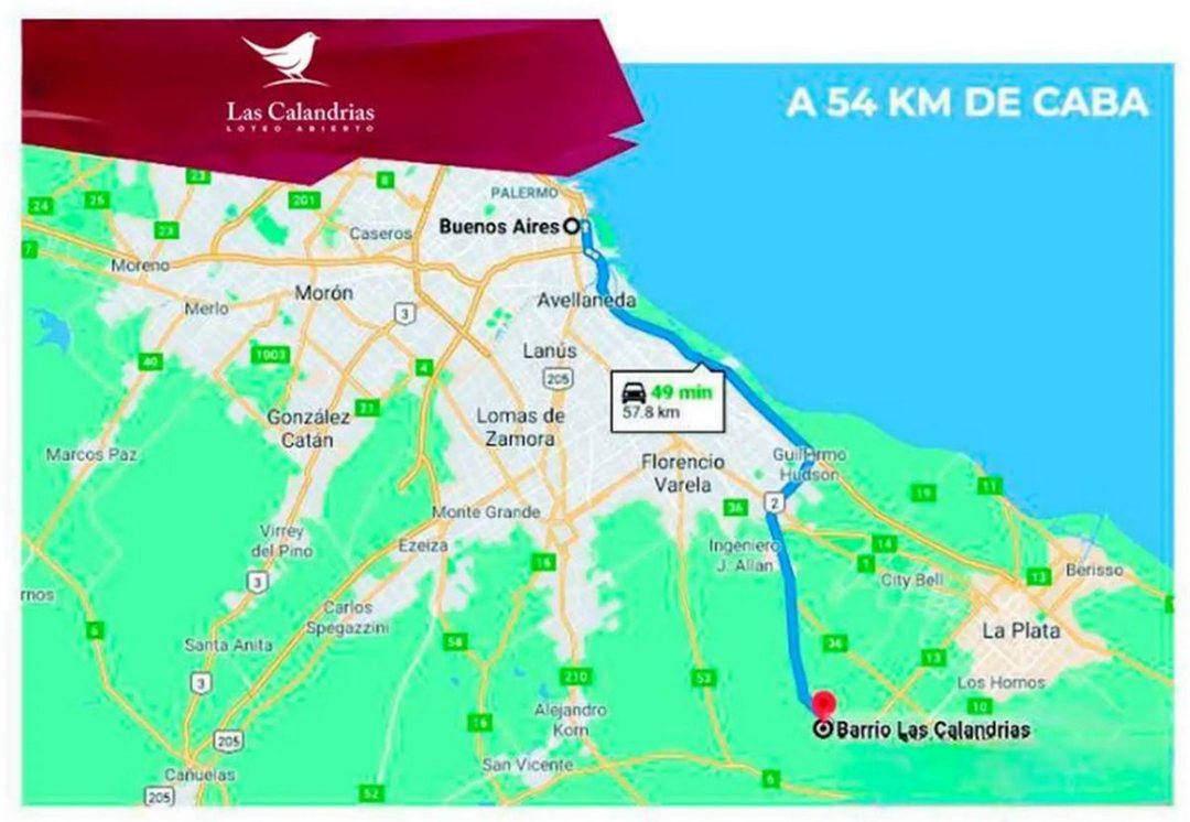 Venta Lote Brandsen Km 52 Ruta 2