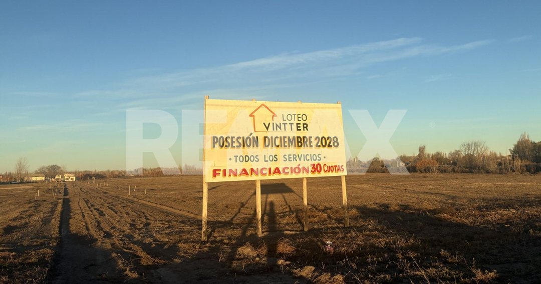 TERRENO EN VENTA EN LOTEO VINTTER EN GENERAL ROCA