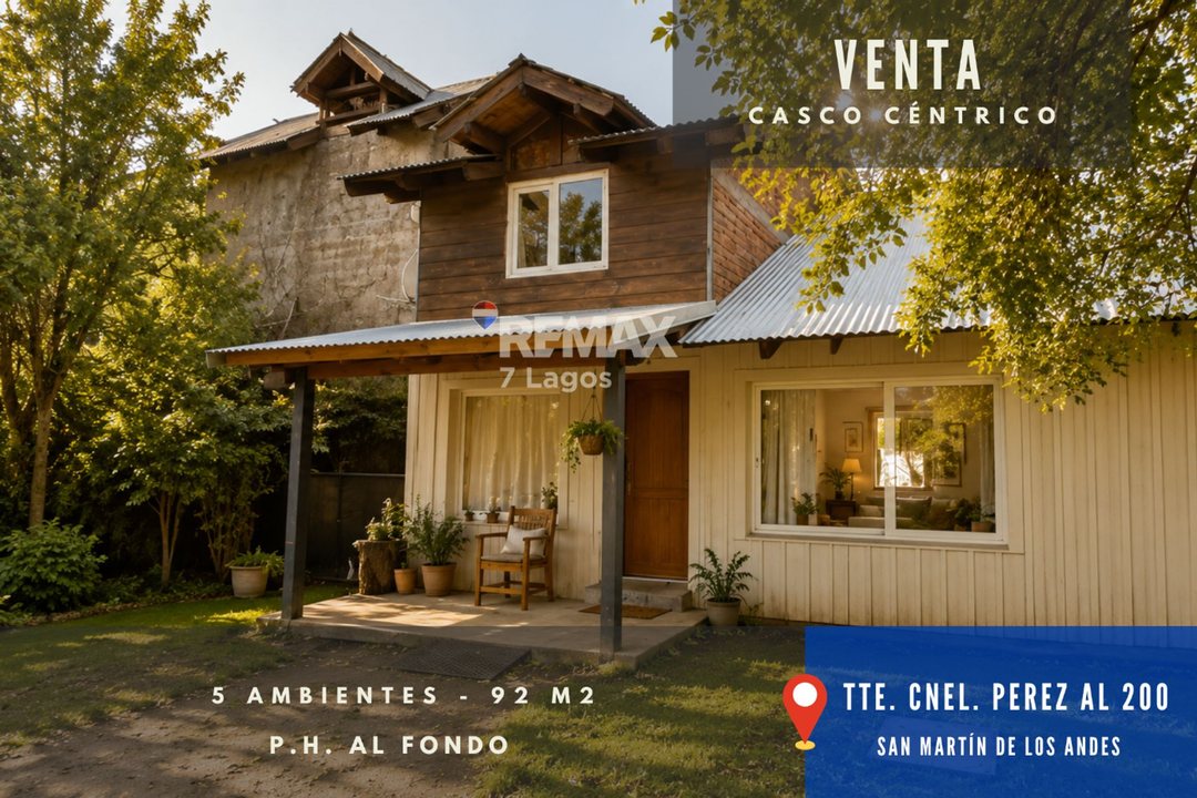 CASA PH EN VENTA - CENTRO SAN MARTÍN DE LOS ANDES
