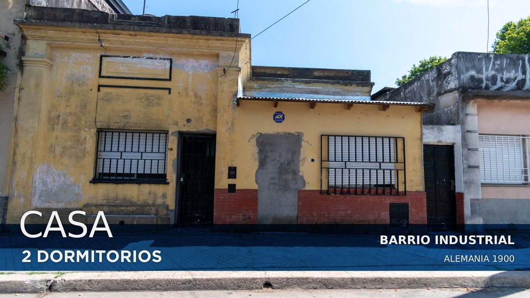 CASA PARA RECICLAR 2 DORMITORIOS BARRIO LUDUEÑA