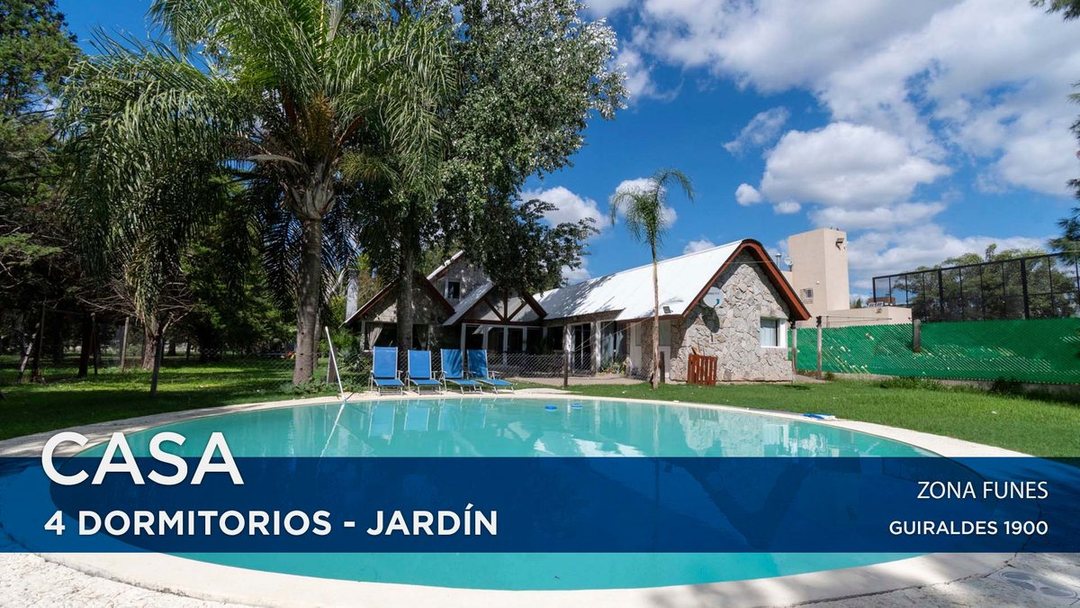 CASA EN VENTA 4 DORMITORIOS FUNES ALTURA GARITA 15
