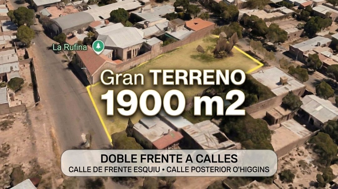 1.869 M2  GRAN TERRENO EN CAPITAL CON DOBLE FRENTE
