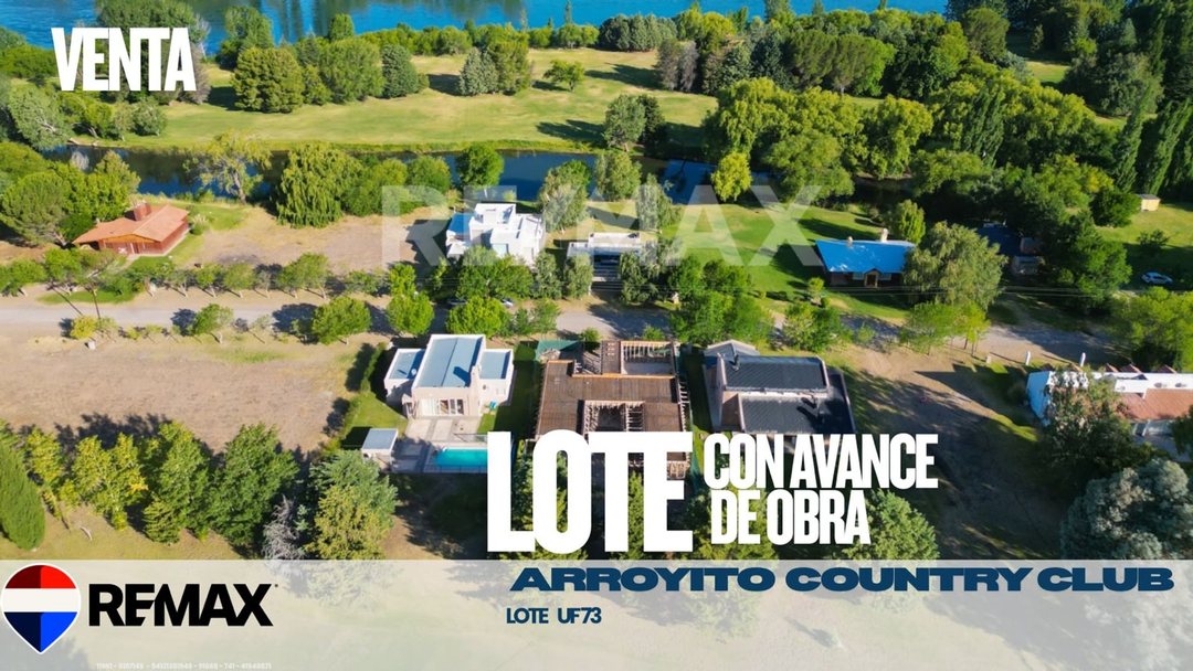 VENTA TERRENO CON AVANCE DE OBRA ARROYITO