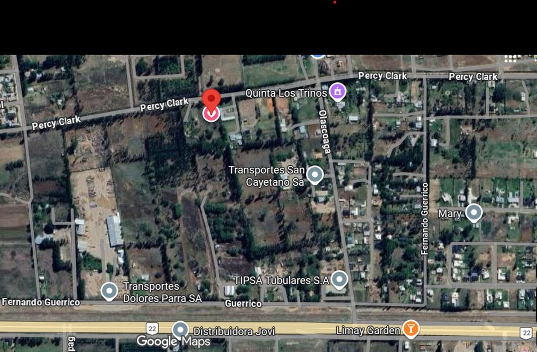 Venta de 1/2 hectarea a 100 metros de la ruta 22