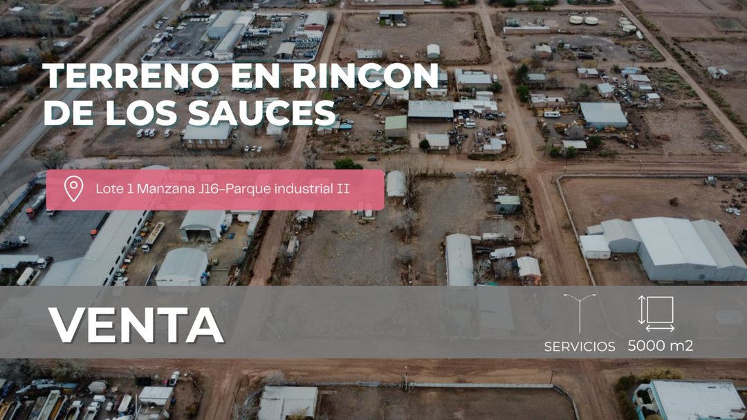 PREDIO INDUSTRIAL EN VENTA-RINCÓN DE LOS SAUCES.