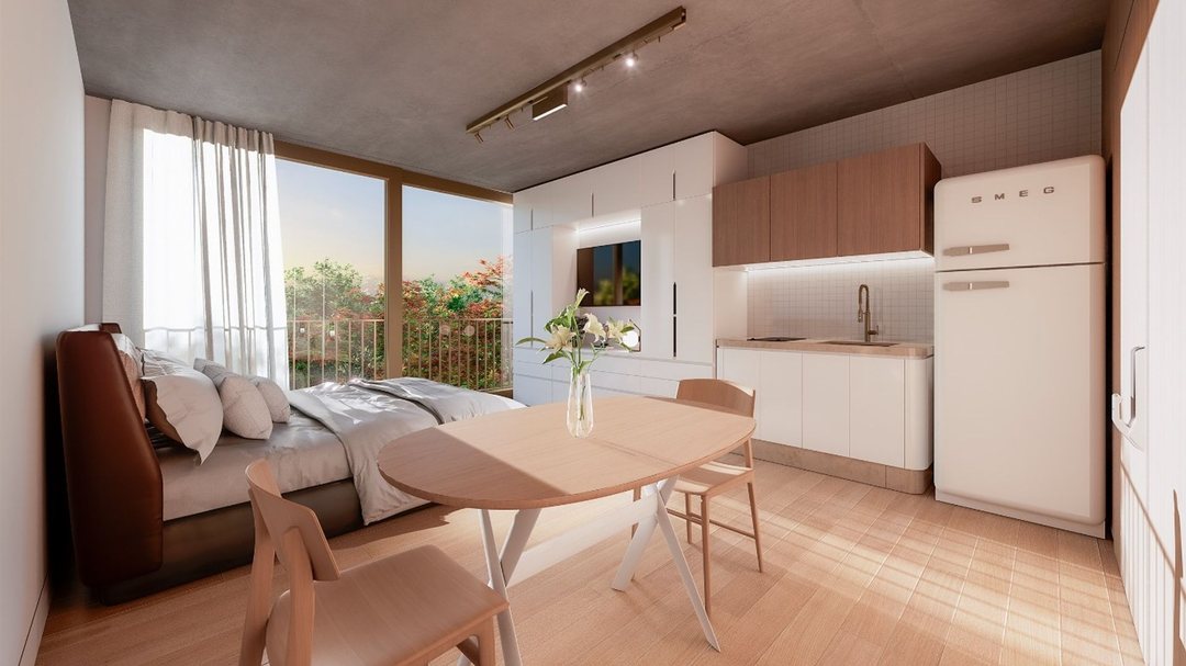 venta depto monoambiente con amenities colegiales