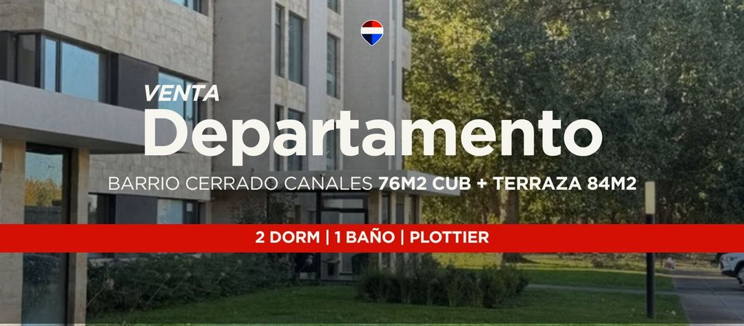 VENTA DEPARTAMENTO 2 DORM CON TERRAZA, B° CANALES