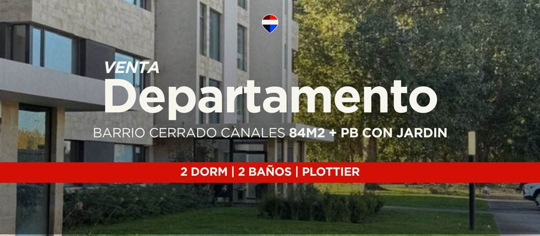 VENTA DEPTO 2 DORM PB CON JARDIN, B° CANALES