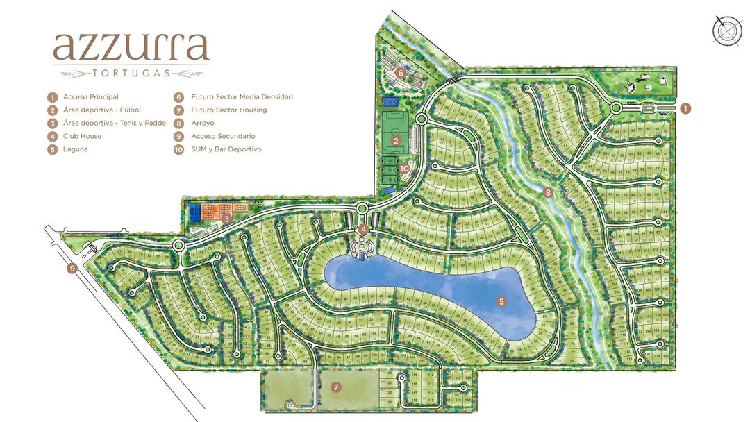 Azzurra Tortugas -Lote 17- 756m2 - Venta - Sec. 1