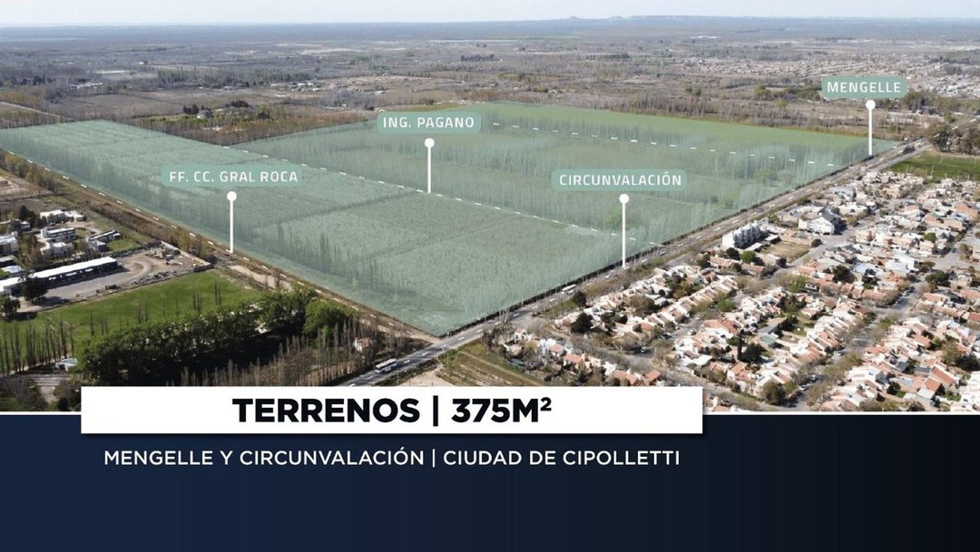 EN VENTA TERRENOS CON FINANCIACIÓN | CIPOLLETTI
