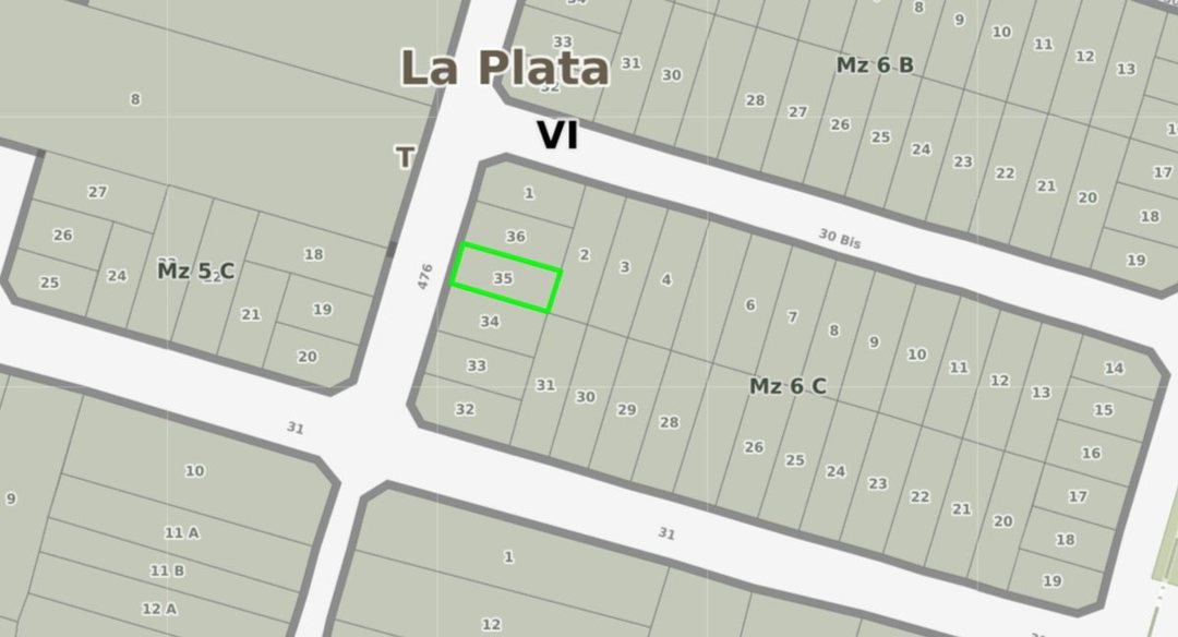 LOTE EN VENTA EN CITY BELL