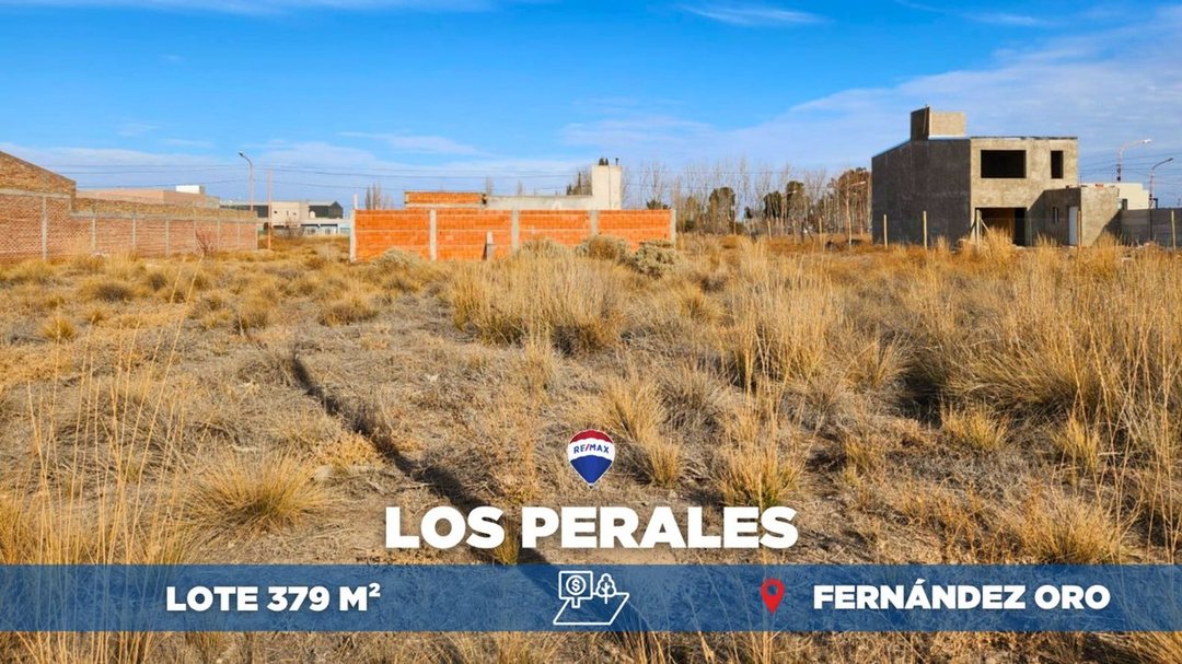 LOTE DE 379,89 M2 EN LOS PERALES FERNANDEZ ORO