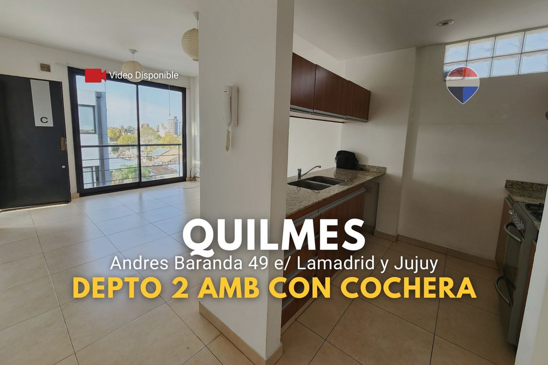 Departamento en Venta de 2 ambientes en Quilmes