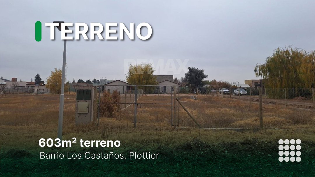 Venta terreno barrio Los Castaños Plottier Neuquen