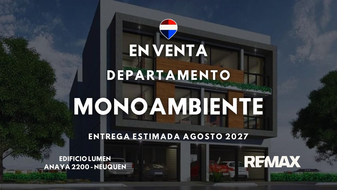 VENTA DEPTO MONOAMBIENTE CON PATIO EDIFICIO LUMEN