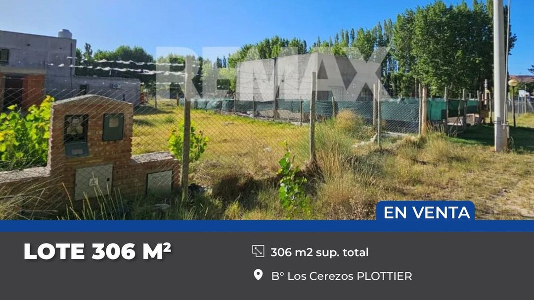 LOTE 306m2 LOS CEREZOS 1 - PLOTTIER