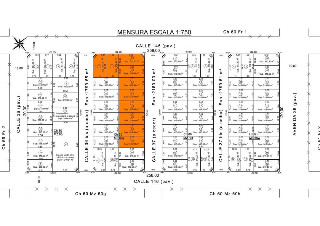 Lote en venta San Carlos