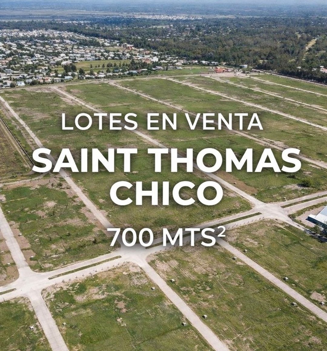 LOTE EN VENTA SAINT THOMAS CHICO CANNING