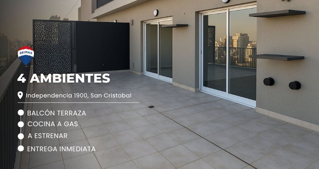 DEPARTAMENTO EN VENTA SAN CRISTOBAL 4 AMBIENTES