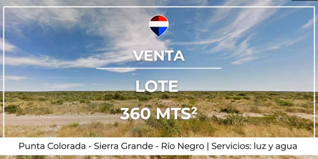 VENTA LOTE COSTA DORADA - SIERRA GRANDE