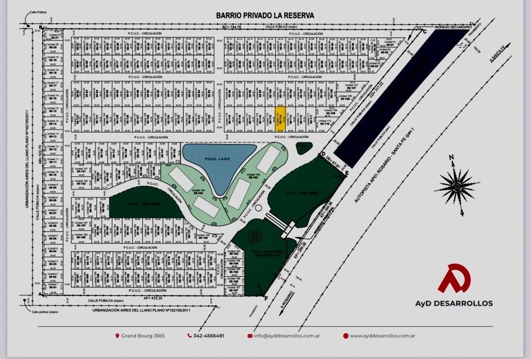 LOTE  1000M2 EN LA RESERVA