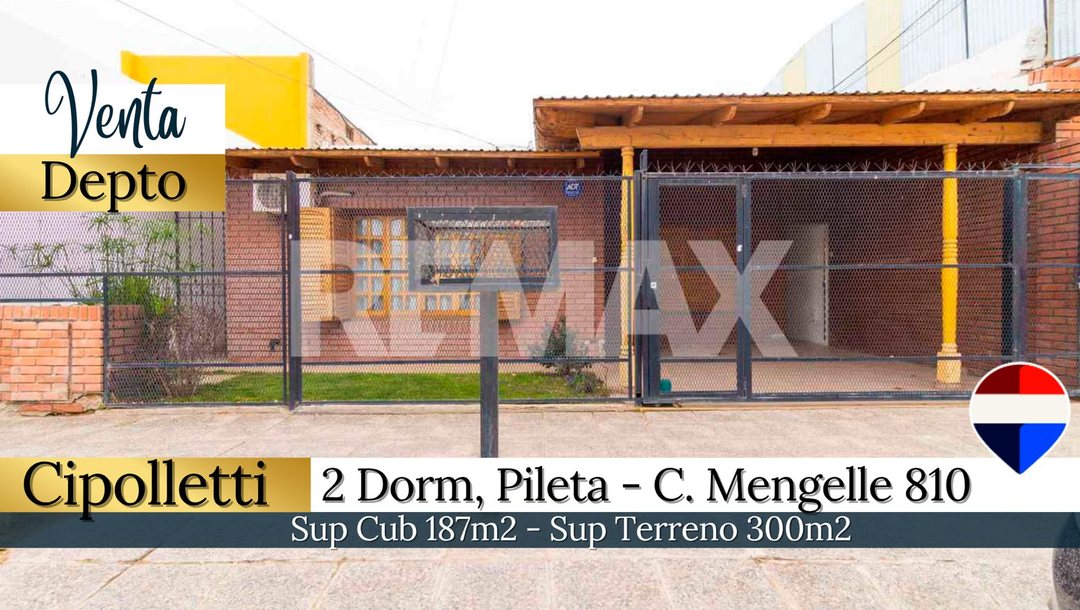 VENTA CASA 2 DORM. QUINCHO Y PILETA, MENGELLE 810