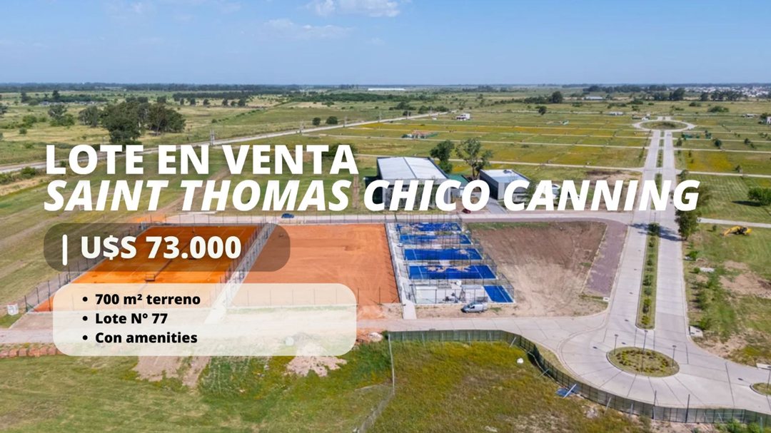 LOTE SAINT THOMAS CHICO CANNING EN VENTA