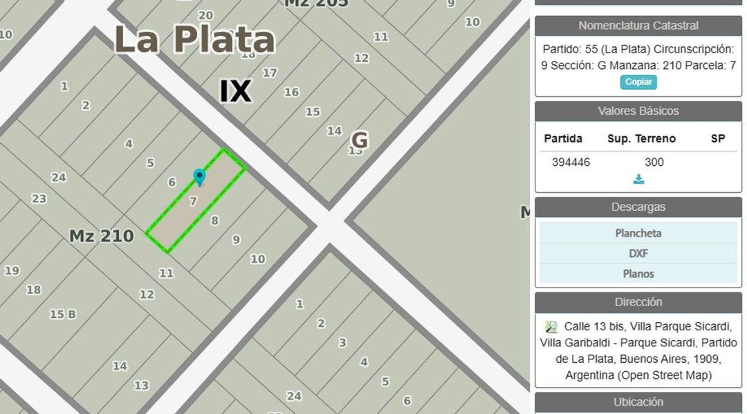 TERRENO EN VENTA EN SICARDI