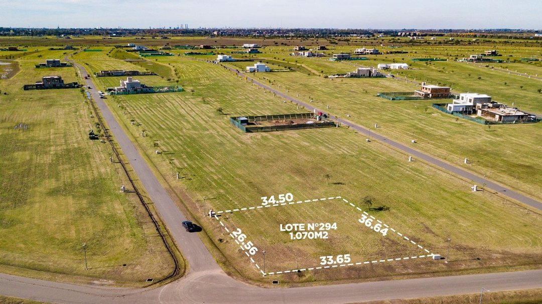 VENTA LOTE ESQUINA 1070M2 EN VIDA CLUB DE CAMPO