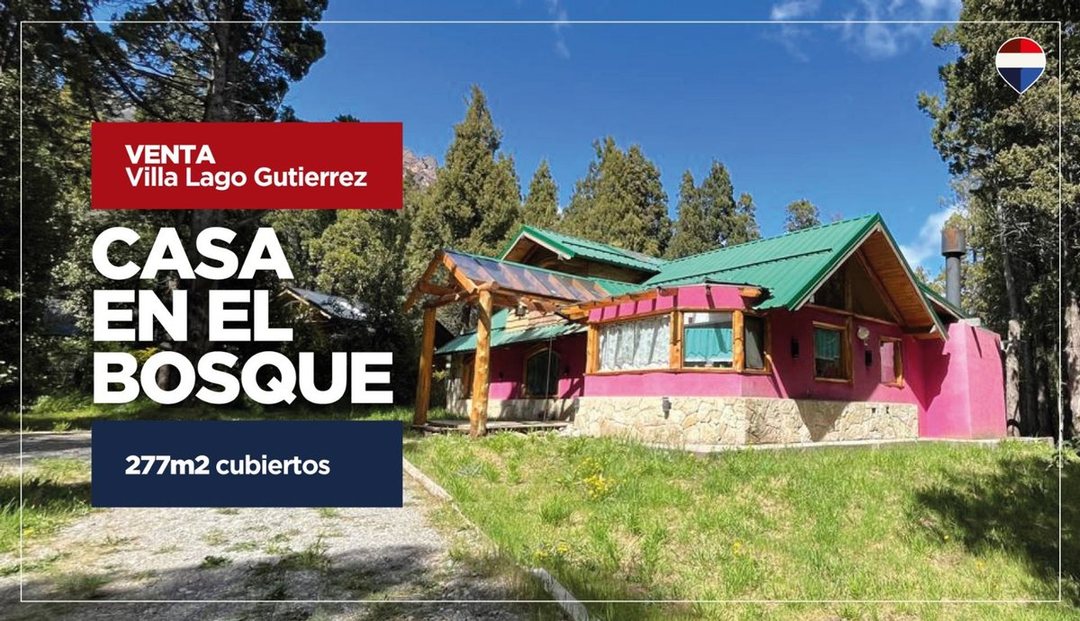 VENTA CASA 4 HABITACIONES EN EL BOSQUE