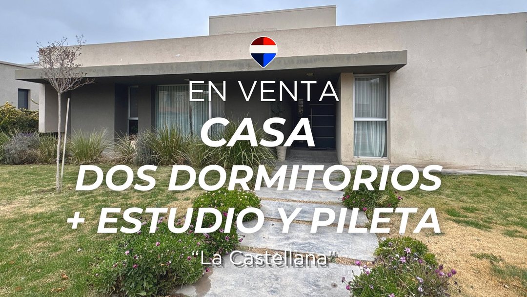 VENTA CASA DOS DORMITORIOS CON PILETA