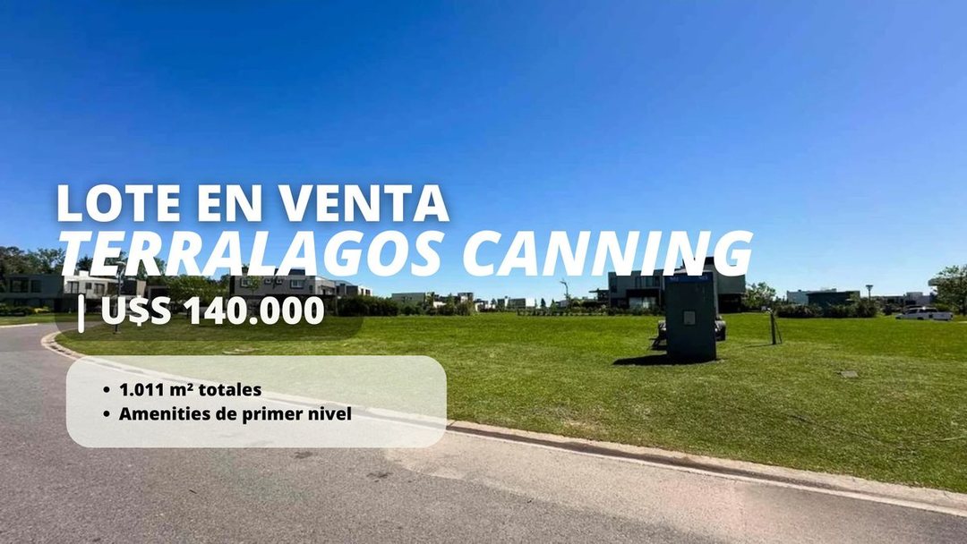 LOTE EN VENTA TERRALAGOS