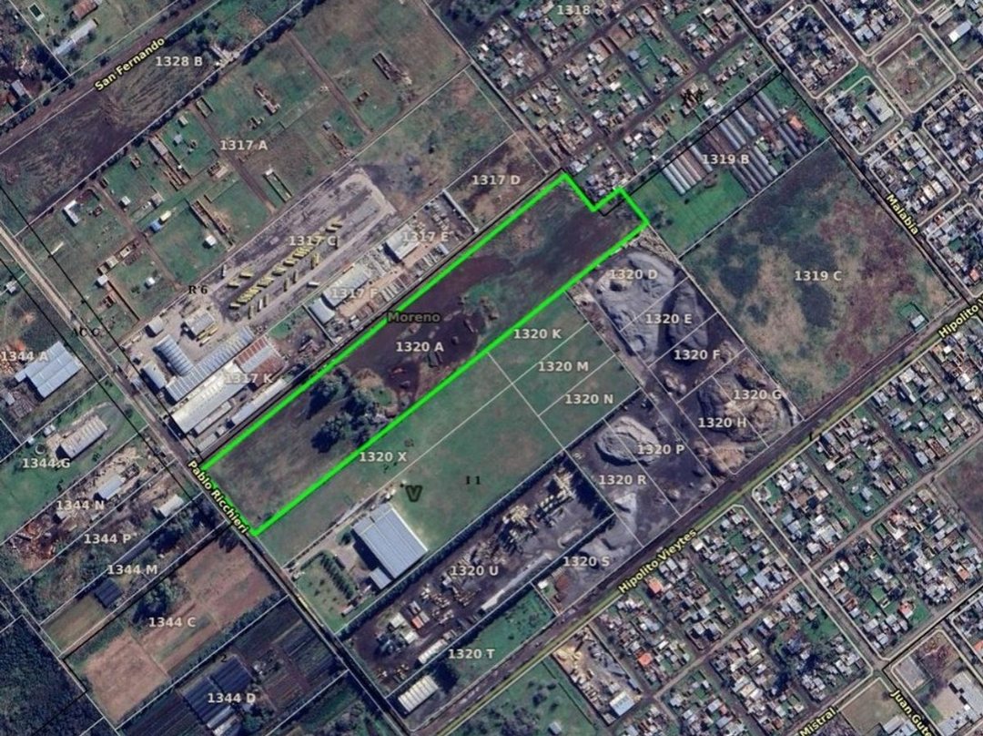 VENTA 5 HECTAREAS INDUSTRIALES MORENO