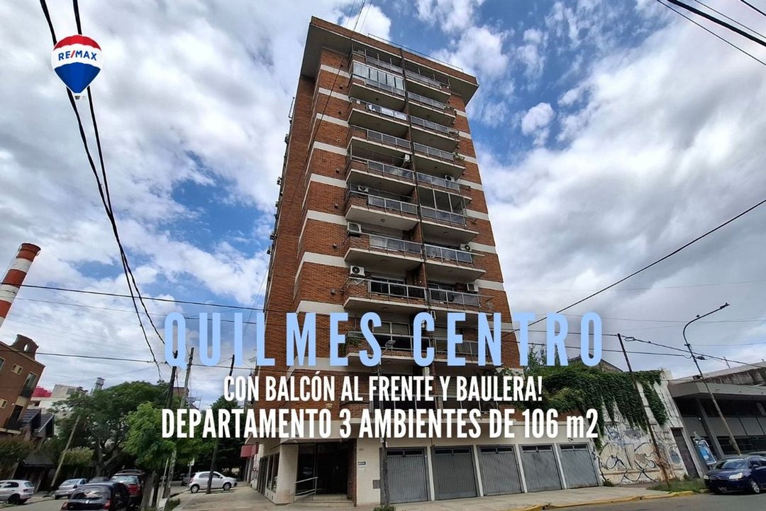 VENTA DEPTO 3 AMB AL FRENTE CON BALCÓN QUILMES