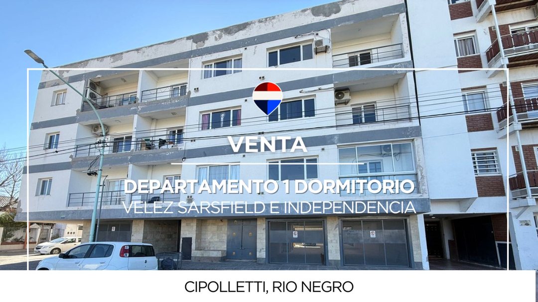 Venta departamento 1 dormitorio en Cipolletti