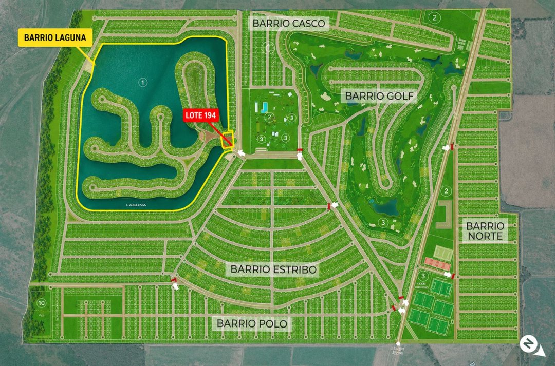 LOTE EN VENTA - LAGUNA , VILLA DE CAMPO TRES PINOS