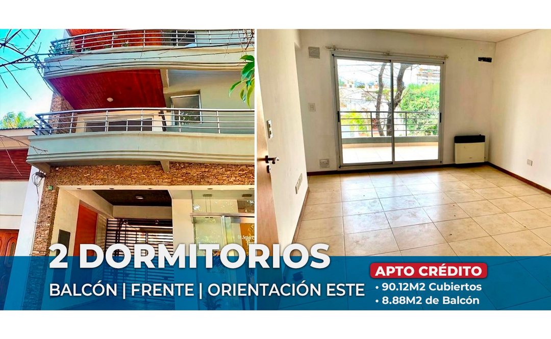 VENTA DEPARTAMENTO 2 DORMITORIOS EN SAN LORENZO
