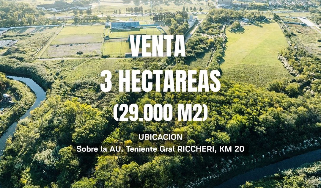VENTA LOTE 3 HECTAREAS (29.000 M2) Sobre Autopista