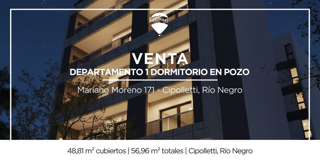 DEPARTAMENTO EN POZO 1 DORMITORIO EN VENTA