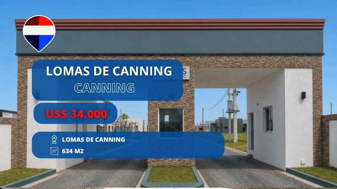 LOTE EN VENTA EN EL BARRIO LOMAS DE CANNING